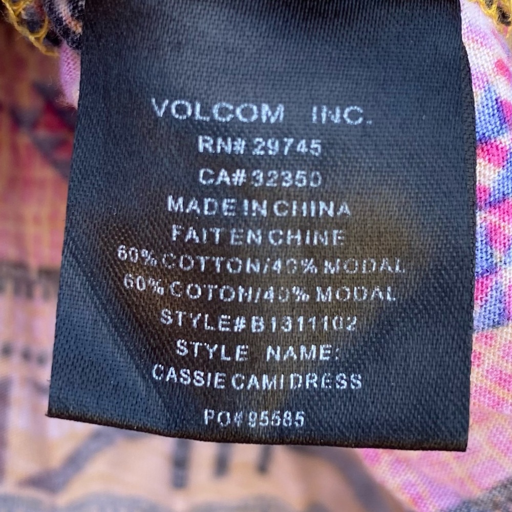 Volcom Small Euc Spaghetti Strap Mini Knee Length… - image 8